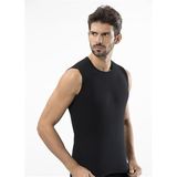 Türen 134 Spor O Yaka Erkek Atlet, Siyah, 2XL