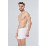 Türen 135 Likralı Düğmeli Boxer-Beyaz-M