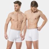 Türen 135 Likralı Düğmeli Boxer-Beyaz-Xl