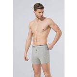Türen 135 Likralı Düğmeli Boxer-Gri-Xxl