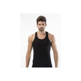 TÜREN 171 Likralı Spor Erkek Atlet, Siyah, XL Beden