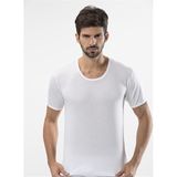 Türen 181 Modal O Yaka Erkek Fanila, Beyaz, 2XL Beden