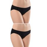Türen 256 Ikili Jakarlı Bikini-Siyah-Siyah-M