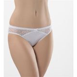 Türen 261 Ikili Likralı Dantelli Bikini-Beyaz-Beyaz-S