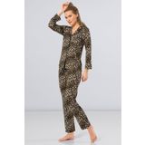Türen 3261 Leopar Kadın Pijama Takımı