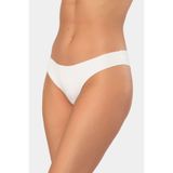 Türen 908 Kadın Lazer Kesim Brazilian Külot, Beyaz, L Beden