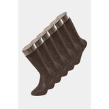Türen 9101 Erkek Bamboo Düz Soket Çorap 6'lı Paket-Siyah - 41 - 43