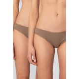 Türen 928 Kadın Likralı Ribana Dantelli Bikini Külot 2'Li Paket
