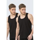 Türen Erkek Bantlı Atlet (2'li Paket) 110/Siyah