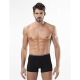 Türen Erkek Boxer,%95 Pamuk%5 Elastan, Likralı, Siyah, 2XL Beden