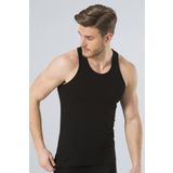Türen Erkek Halter Yaka Likralı Spor Atlet 171/Siyah