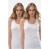 Türen Kadin Askili Pamuklu Atlet 2'li Paket 210/Beyaz - 2XL - 3XL