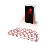Turer Dartle Kablosuz Lazer Klavye Tablet, Dizüstü Bilgisayar ve Akıllı Telefon Için Taşınabilir Tam Boyutlu Klavye