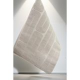 Turgut Halı Elips Serisi Krem İskandinav Tarzı Modern Salon Halısı Geometrik Desenli Dekoratif Halı
