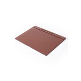 turgut office Deri Kapaklı Masa Sümeni Taba Ahşap Detaylı 50x35cm
