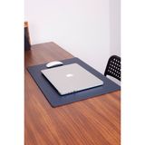 Turgut Office Deri Masa Sümeni Lacivet Kenar Korumalı 60X40CM - Tek Beden - Lacivert