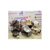 Turhan Bebe Yeni Doğan Bebek Çeyiz Seti Bebek Arabası Puset Park Beşik Yürüteç Ana Dizi Oyun Halısı Baby Nest.. Gold/Kahve
