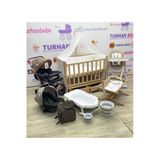 Turhan Bebe Yeni Doğan Bukka Mamamia Lüx Çeyiz Seti Kahve