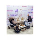 Turhan Bebe Yeni Doğan Çeyiz Seti Bebek Arabası + Anne Yanı Beşik + Yürüteç +Mama Sandalyesi + Ana Dizi Asansörlü Mama Sandalyesi