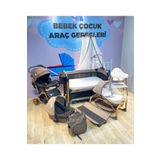 TURHAN BEBE Yeni Doğan JAGUAR Lüx Bebek Çeyiz Seti PARK BEŞİK ÇİFT YÖNLÜ BEBEK ARABASI ANA DİZİ ÇANTA...
