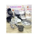 Turhan Bebe Yeni Doğan Yogh Bebek Çeyiz Seti (18 Parça) Gri
