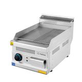 Turhan Çelik TC.6IE410 Yarı Oluklu Yarı Düz Yüzey 40x63x30 cm Elektrikli Pleyt Izgara