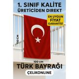 Türk Bayrağı 100X150 cm Raşel Kumaş – Asma Ipli | 1. Sınıf Kalite | Üreticiden Direkt