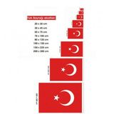 Türk Bayrağı 40x60 cm Ebatında Kumaş Türk Bayrağı Al Bayrak 40*60 Bez Bayrak