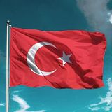 Türk bayrağı 70x105 cm- Alpaka Kumaş (1)