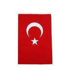Türk Bayrağı Alpaka Kumaş 100x150cm. (Kırmızı / 100 x 150 cm)