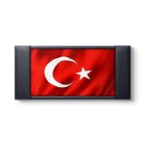 Türk Bayrağı Makam Odası Tablosu 150 x 70