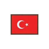 Türk Bayrağı Mdf Çerçeveli 25x35 Cm 8699436974232