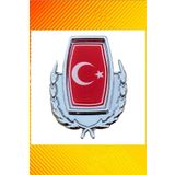Türk Bayrağı Metal Arma