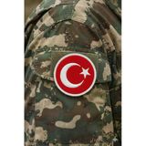 Türk Bayrağı Nakışlı Arma