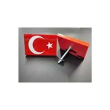 Türk Bayrağı Pleksi Panjur Arması Vidalı
