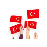 Türk Bayrağı Sopalı Bayrak 20x30cm 20 Adet