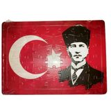 Türk Bayrağı Ve Atatürk Puzzle 42 Parça