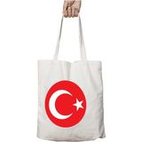 Türk Bayrağımız Iki Taraf Kalıcı Yıkanabilir Okul Plaj Omuz Bez Çanta