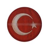 Türk Bayrak Nakış Işleme Arma Patch Peç 6×6 Cm Çok Renkli