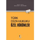 Türk Ceza Hukuku Özel Hükümler (Ciltli)