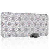 Türk Çini Desenleri Oyuncu Gaming Mouse Pad Kauçuk Kaymaz Taban Mousepad (V3, 70x30 XL)