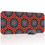Türk Çini Desenleri Oyuncu Gaming Mouse Pad Kauçuk Kaymaz Taban Mousepad (V4, 70x30 XL)