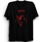 Türk, Göktürk, Kurt Red Design %100 Pamuk Tişört - Siyah - L