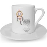 Türk Kahvesi Fincanı Dreamcatcher Düş Kapanı - 001-Renkli - 50 ml