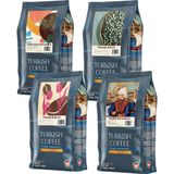 Türk Kahvesi Lezzet Seti 4x250 Gr. (Nitelikli, Osmanlı, Menengiç, Damla Sakızlı)