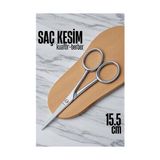 Turk Kobalt Çelik Saç Kesim Makası Kuaför Berber Saç Kesim Makası Kuaför Ekip - BKS4882-5223 - Çok Renkli