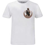 Türk Komando Baskılı T-Shirt - 02-Beyaz