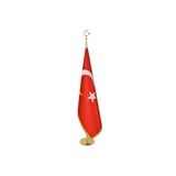 Türk Makam Bayrağı (Kenarları Saçaklı)