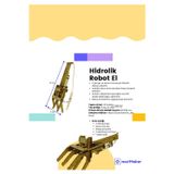 Türk Malı Hidrolik Robot El Ahşap Oyuncak Stem-A Eğitim Seti Çocuklar Için Boyanabilir Maket