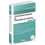 Türk Medeni Kanunu ve Türk Borçlar Kanunu Ağustos 2024 - Cep Kanunları Serisi